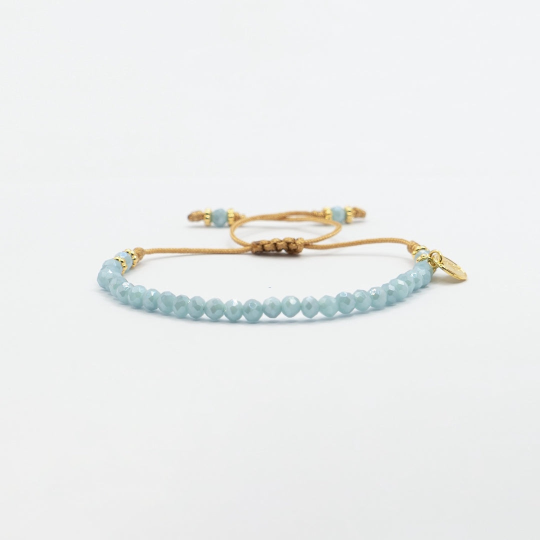 Friendship Crystal Sky Blue Bracelet